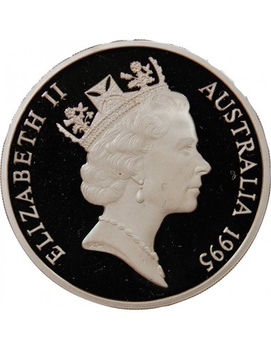 AUSTRALIE, COBB AND CO - 5 DOLLARS ARGENT 1995 BE
