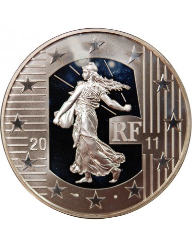 FRANCE, 10 ANS DU STARTER KIT - 10 EUROS ARGENT 2011