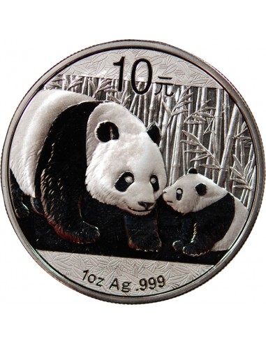 CHINE, PANDA - ONCE ARGENT 2011