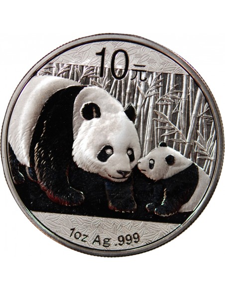 CHINE, PANDA - ONCE ARGENT 2011