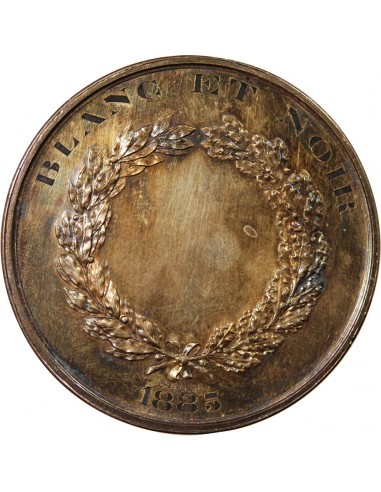 EXPOSITION INTERNATIONALE DE BLANC ET NOIR - MEDAILLE ARGENT 1885