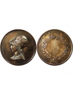 EXPOSITION INTERNATIONALE DE BLANC ET NOIR - MEDAILLE ARGENT 1885 2