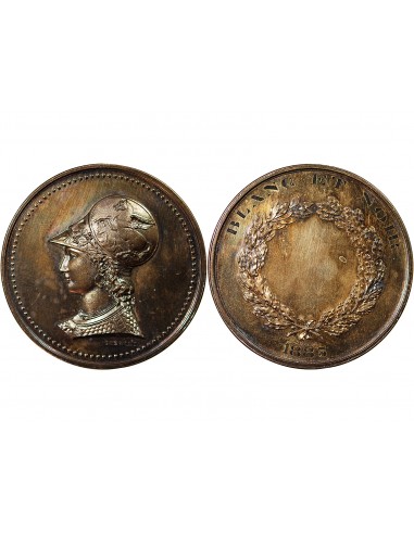 EXPOSITION INTERNATIONALE DE BLANC ET NOIR - MEDAILLE ARGENT 1885