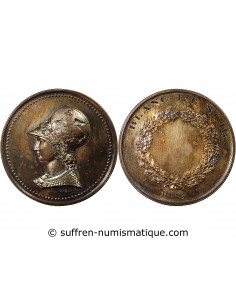 EXPOSITION INTERNATIONALE DE BLANC ET NOIR - MEDAILLE ARGENT 1885