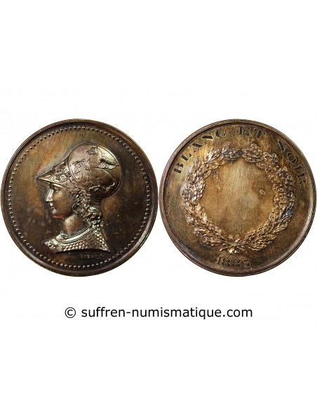 EXPOSITION INTERNATIONALE DE BLANC ET NOIR - MEDAILLE ARGENT 1885