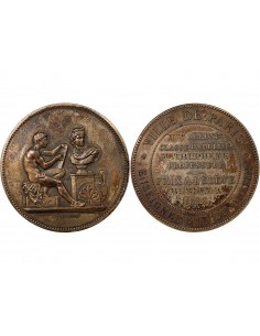 ENSEIGNEMENT DU DESSIN, VILLE DE PARIS - MEDAILLE ARGENT 1892 2