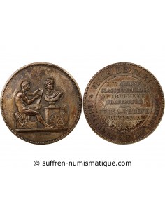 ENSEIGNEMENT DU DESSIN, VILLE DE PARIS - MEDAILLE ARGENT 1892