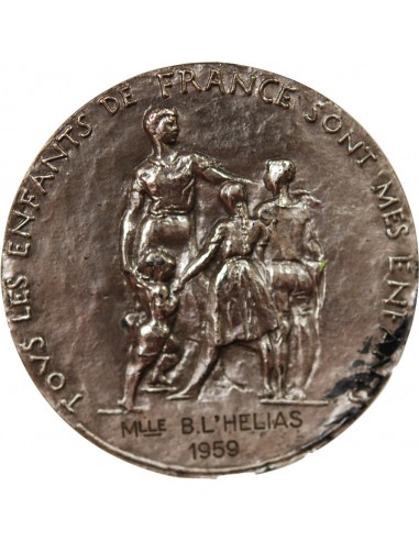 EDUCATION NATIONALE - MEDAILLE ARGENT 1959