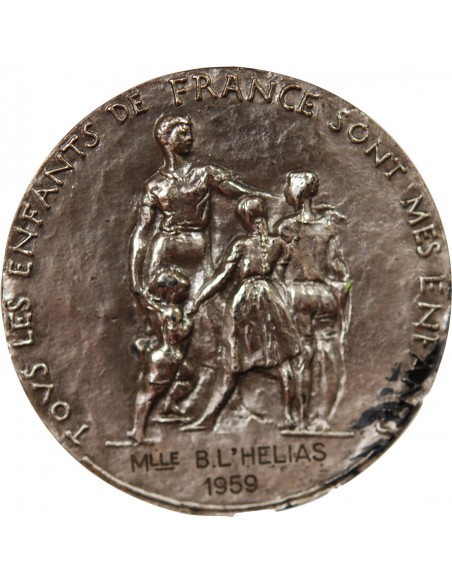 EDUCATION NATIONALE - MEDAILLE ARGENT 1959