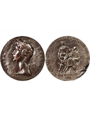 EDUCATION NATIONALE - MEDAILLE ARGENT 1959