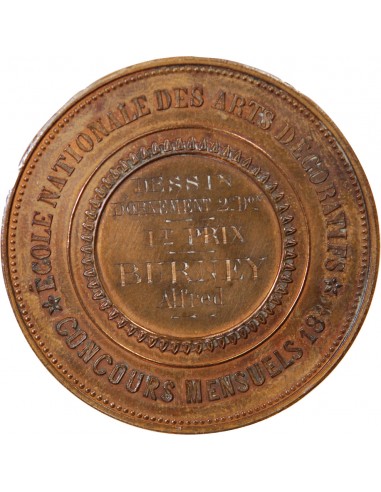 ECOLE NATIONALE DES ARTS DECORATIFS - MEDAILLE 1889