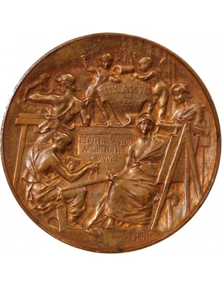ECOLE NATIONALE DES ARTS DECORATIFS - MEDAILLE 1889