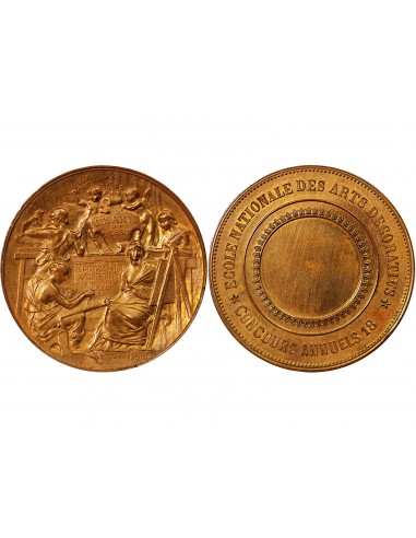 ECOLE NATIONALE DES ARTS DECORATIFS - MEDAILLE NON ATTRIBUEE
