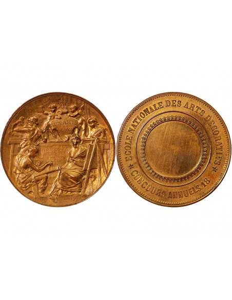 ECOLE NATIONALE DES ARTS DECORATIFS - MEDAILLE NON ATTRIBUEE