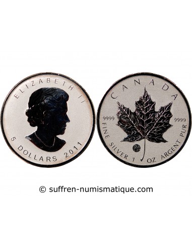 CANADA, MAPLE LEAF - ONCE ARGENT 2011 - F15 PRIVY MARK