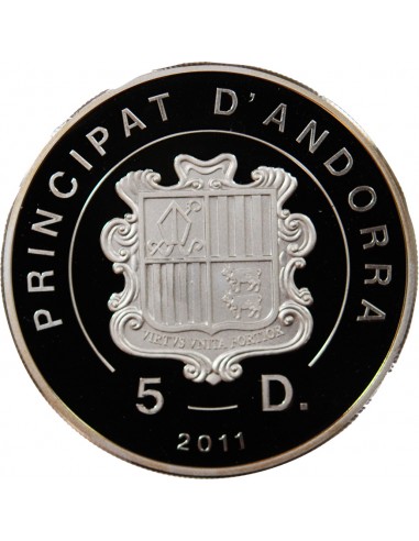 ANDORRE, AGUILA DAURADA - 5 DINERS ARGENT 2011 BE - F15 PRIVY MARK