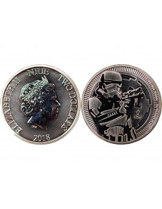 NIUE, STORMTROOPER - ONCE ARGENT 2018 2