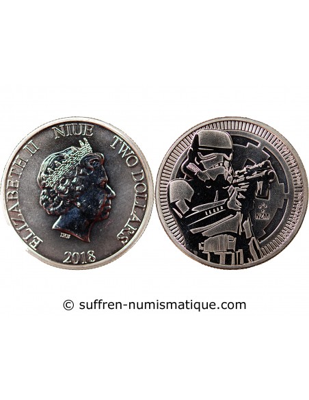NIUE, STORMTROOPER - ONCE ARGENT 2018