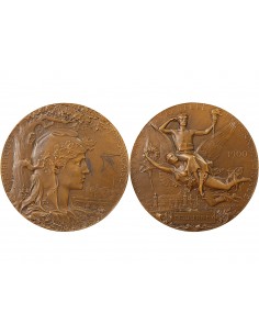 EXPOSITION UNIVERSELLE - MEDAILLE 1900 2