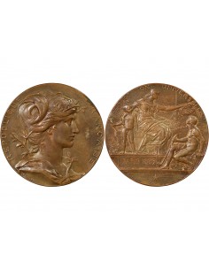 EXPOSITION UNIVERSELLE - MEDAILLE 1889 2
