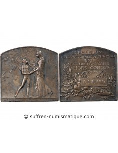 EXPOSITION INTERNATIONALE DE CHICAGO - PLAQUE 1893