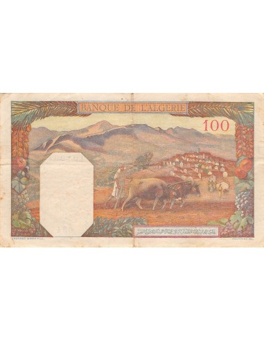 ALGERIE - 100 FRANCS 19/07/1945 - TB+