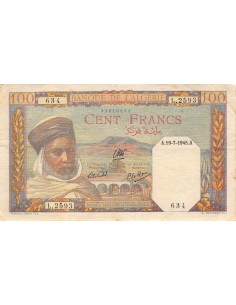 ALGERIE - 100 FRANCS 19/07/1945 - TB+ 2