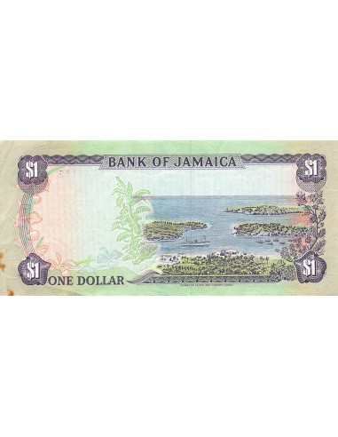 JAMAIQUE, SIR ALEXANDER BUSTAMANTE - 1 DOLLAR 1989 - TTB