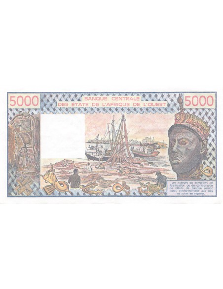 BANQUE DES ETATS DE L'AFRIQUE DE L'OUEST, BENIN - 10000 FRANCS 1998 - TB+