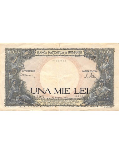 ROUMANIE - 1000 LEI 1945 - TB+