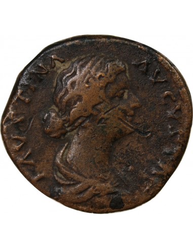 FAUSTINE JEUNE - SESTERCE 156 / 161 ROME