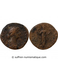 FAUSTINE JEUNE - SESTERCE 156 / 161 ROME