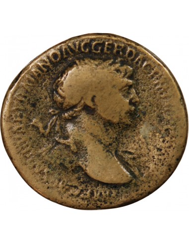 TRAJAN - SESTERCE 105 ROME