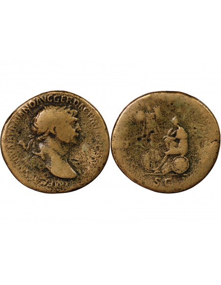 TRAJAN - SESTERCE 105 ROME