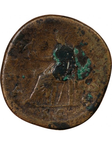 DIVA FAUSTINA - SESTERCE 176 ROME