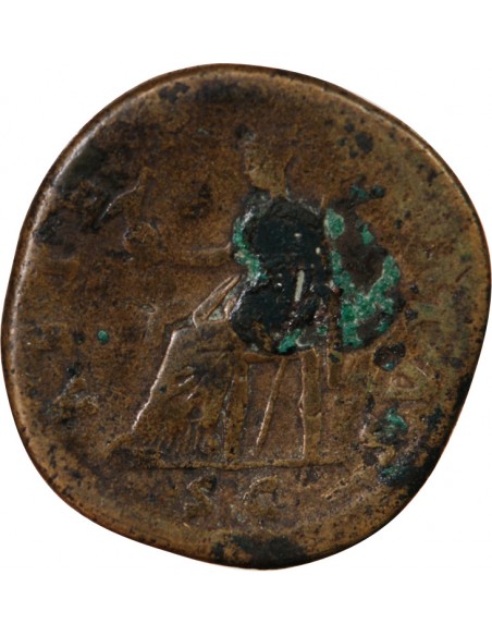 DIVA FAUSTINA - SESTERCE 176 ROME