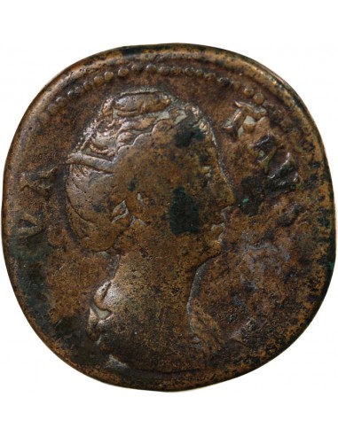 DIVA FAUSTINA - SESTERCE 176 ROME