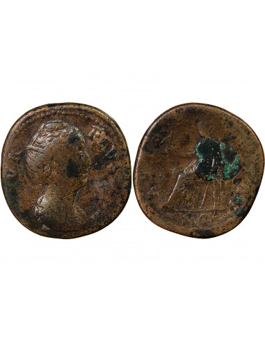 DIVA FAUSTINA - SESTERCE 176 ROME