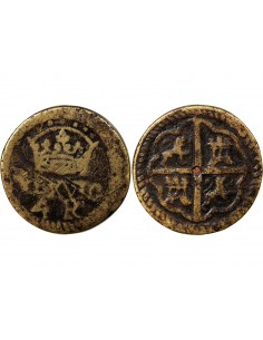 FRANCE, POIDS MONETAIRE - 4 REALES ESPAGNE 2