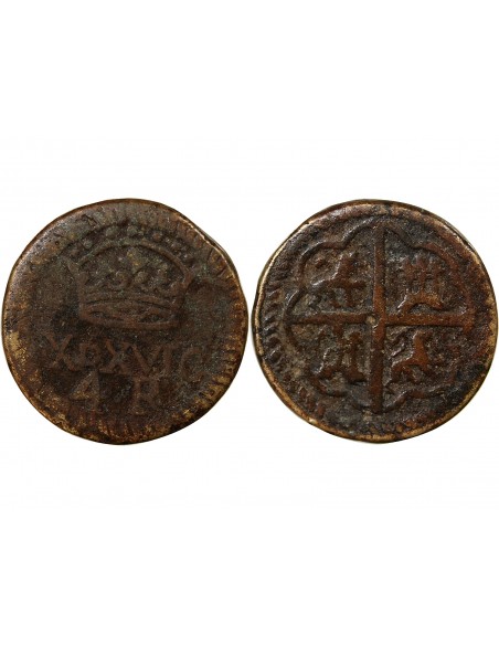 FRANCE, POIDS MONETAIRE - 4 REALES ESPAGNE