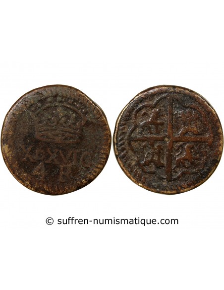 FRANCE, POIDS MONETAIRE - 4 REALES ESPAGNE