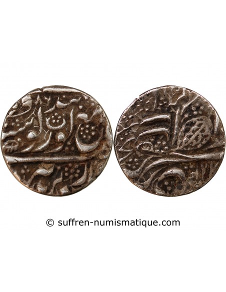 INDE, EMPIRE SIKH, RANJIT SINGH - RUPEE ARGENT 1836 / 1846