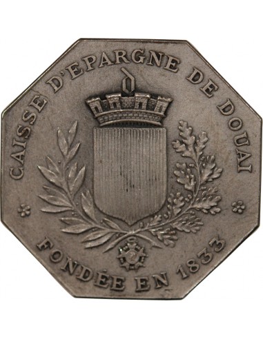 CAISSE D'EPARGNE DE DOUAI - JETON ARGENT