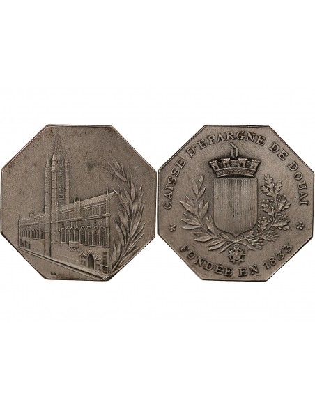 CAISSE D'EPARGNE DE DOUAI - JETON ARGENT