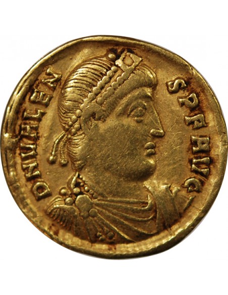 VALENS - SOLIDUS OR 364 THESSALONIQUE