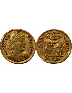 VALENS - SOLIDUS OR 364 THESSALONIQUE 2
