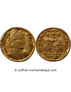 VALENS - SOLIDUS OR 364 THESSALONIQUE