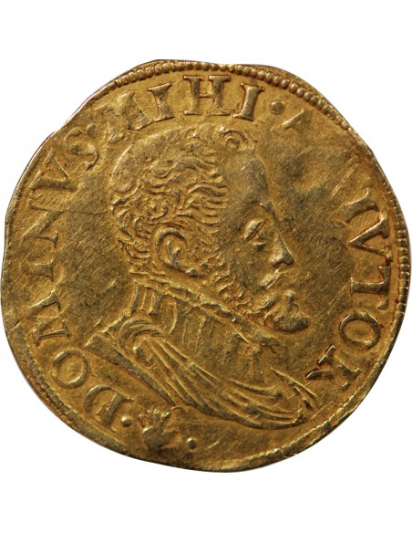 DUCHÉ DE BRABANT, PHILIPPE II - 1/2 REAL OR 1560 / 1573 ANVERS