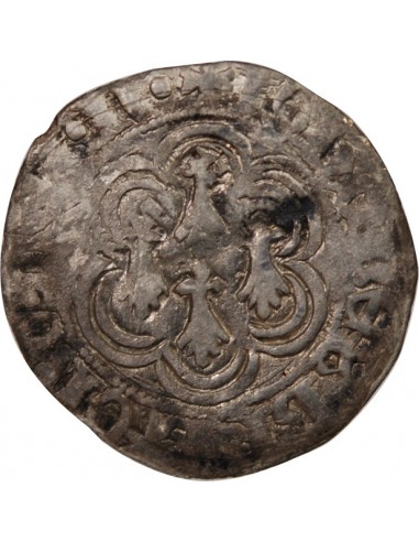 DUCHÉ DE BRETAGNE, JEAN V - BLANC DIT A L'HEXALOBE 1399 / 1442 NANTES