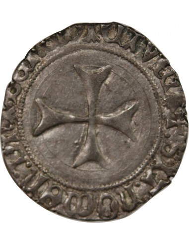 DUCHÉ DE BRETAGNE, FRANCOIS I et II - BLANC A LA TARGE 1442 / 1488 NANTES